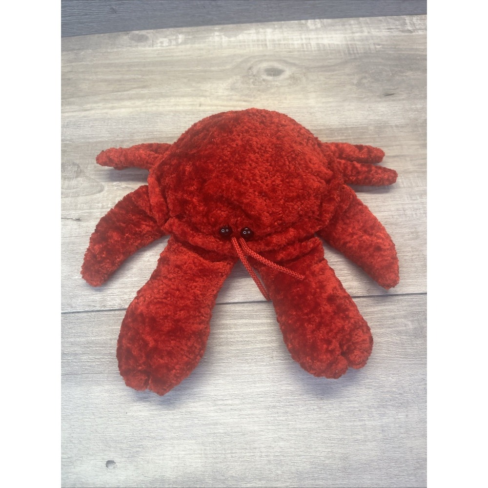 Caltoy Red CRAB Hand Puppet Plush Stuffed Animal Toy 10"
